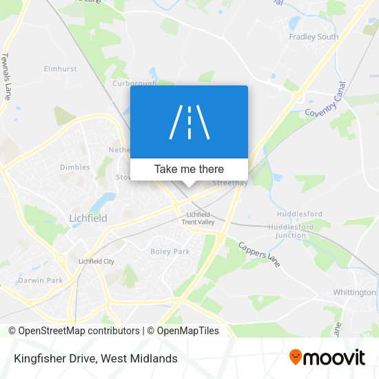 Kingfisher Drive map