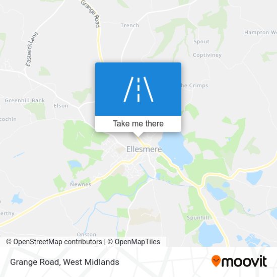 Grange Road map