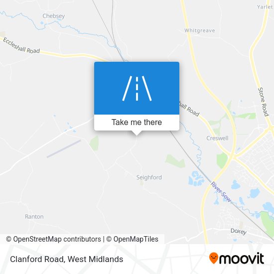 Clanford Road map