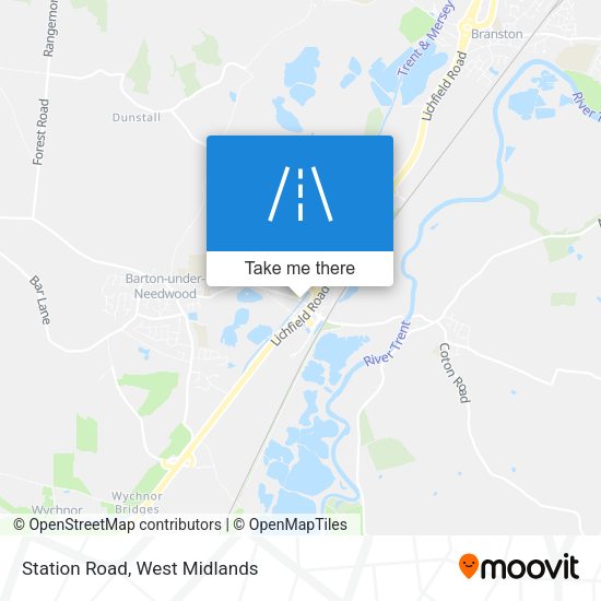 Station Road map
