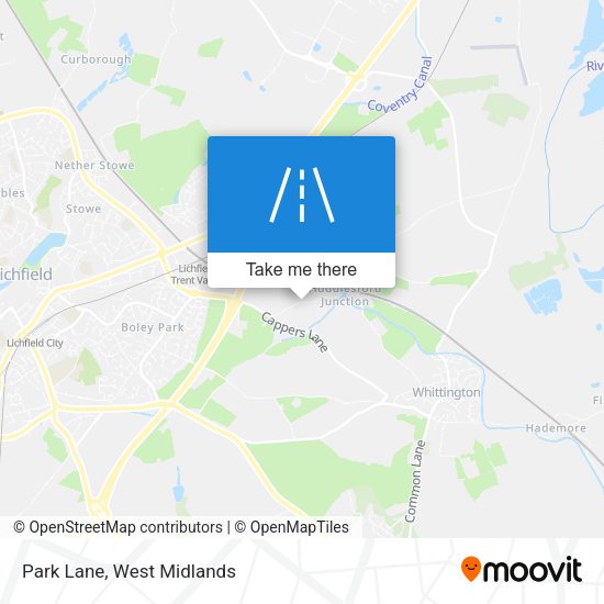 Park Lane map