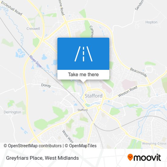 Greyfriars Place map