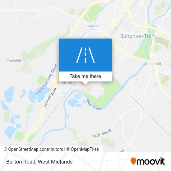 Burton Road map