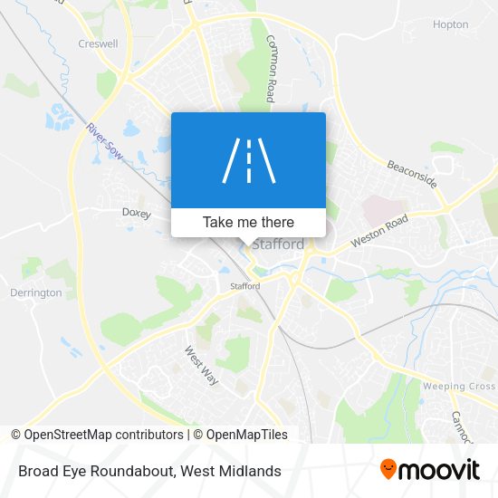 Broad Eye Roundabout map