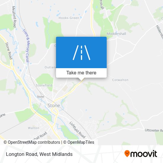 Longton Road map