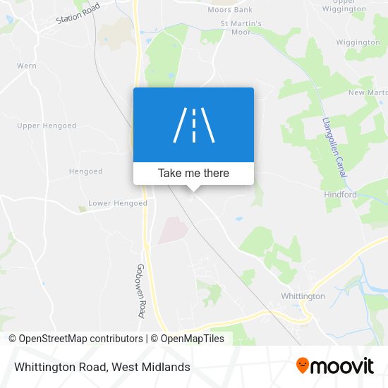 Whittington Road map