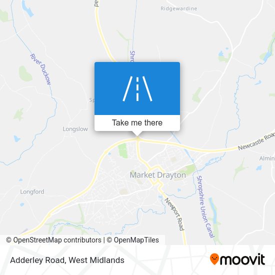 Adderley Road map