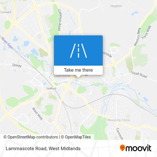 Lammascote Road map