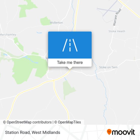 Station Road map