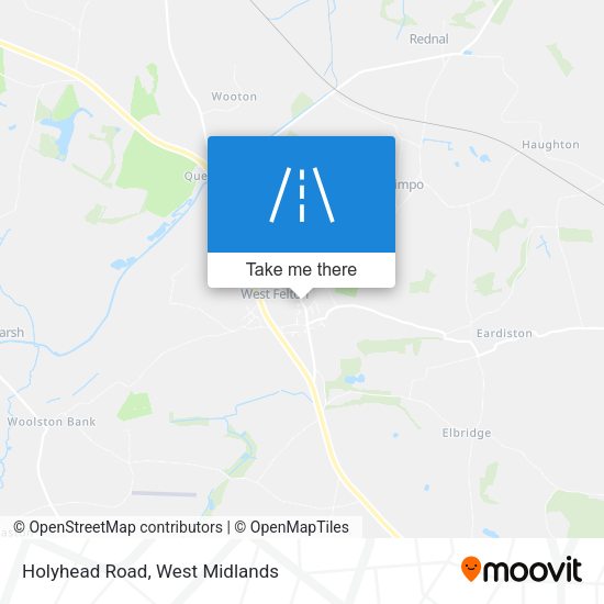 Holyhead Road map
