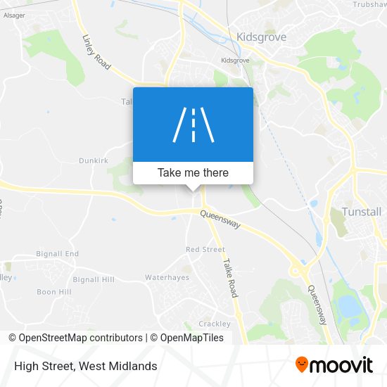 High Street map