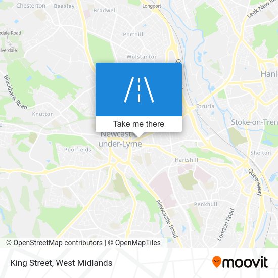 King Street map