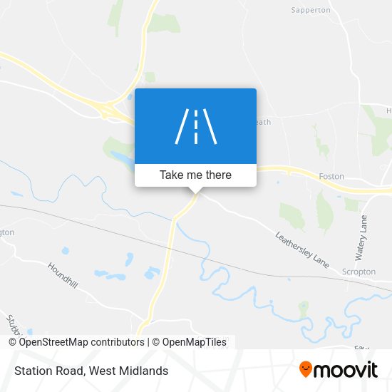 Station Road map