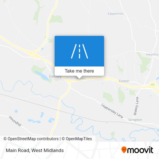 Main Road map