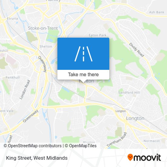 King Street map