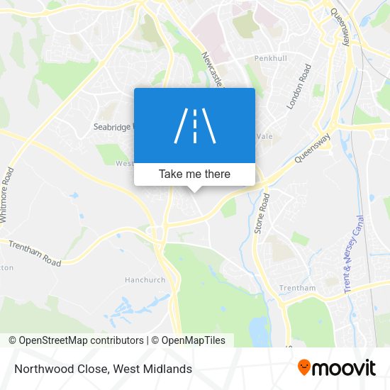 Northwood Close map