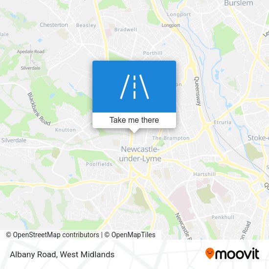 Albany Road map