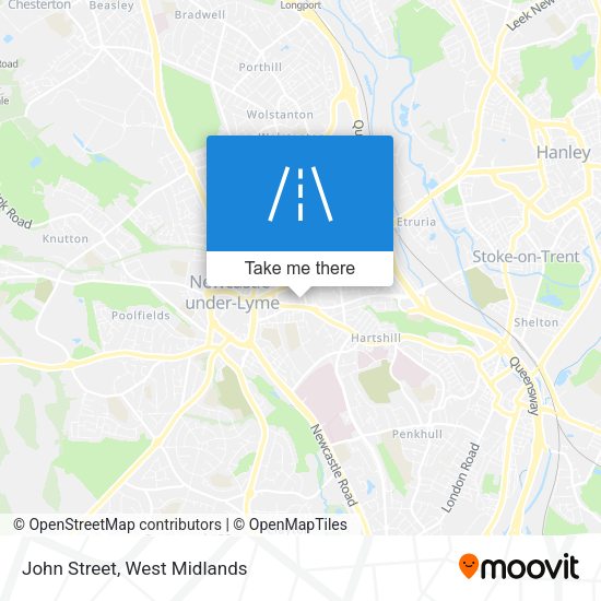 John Street map