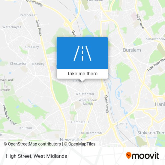 High Street map