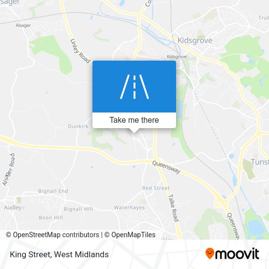 King Street map