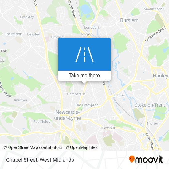 Chapel Street map