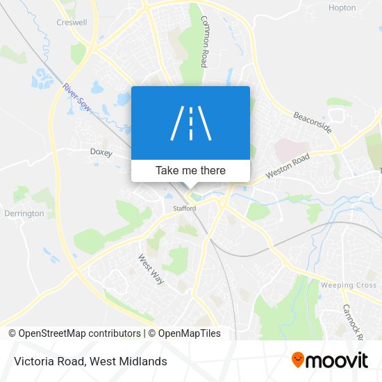 Victoria Road map
