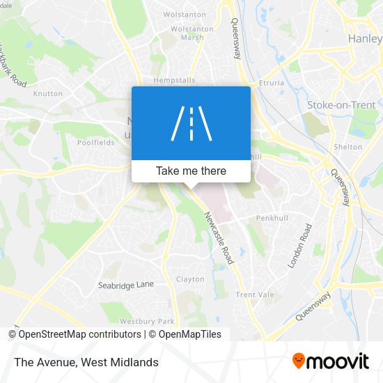 The Avenue map