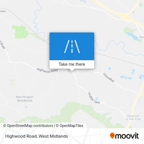 Highwood Road map