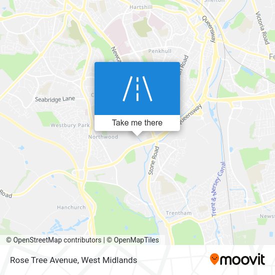 Rose Tree Avenue map