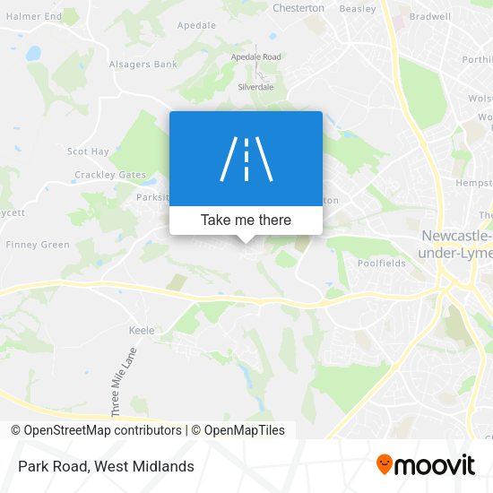 Park Road map