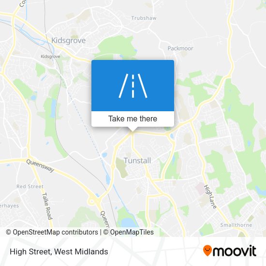 High Street map