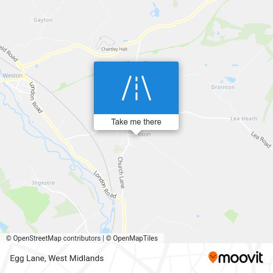 Egg Lane map