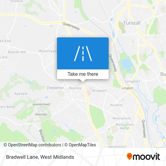 Bradwell Lane map