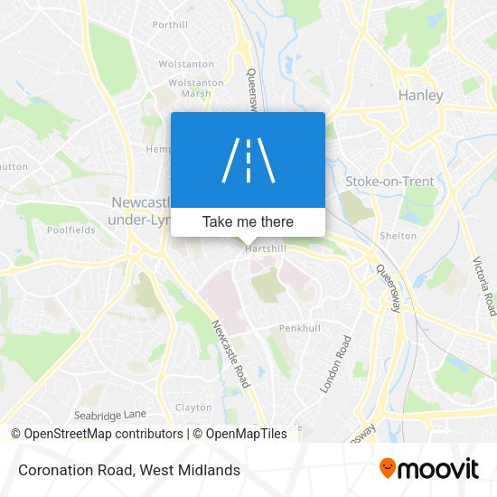 Coronation Road map