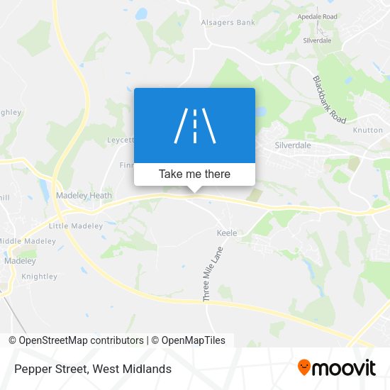 Pepper Street map