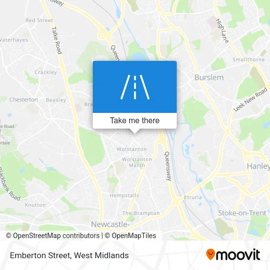Emberton Street map