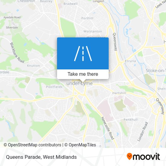 Queens Parade map