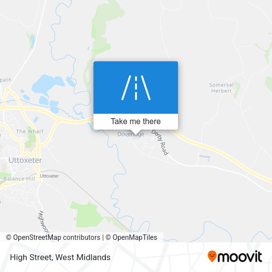 High Street map