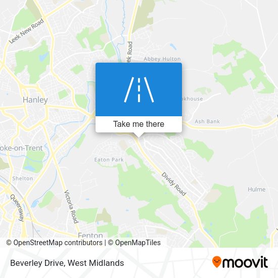 Beverley Drive map