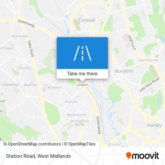 Station Road map