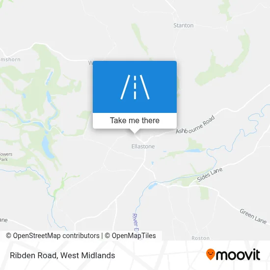 Ribden Road map