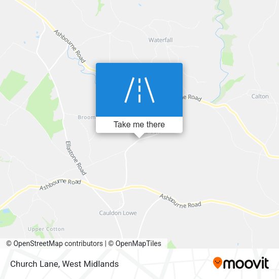 Church Lane map