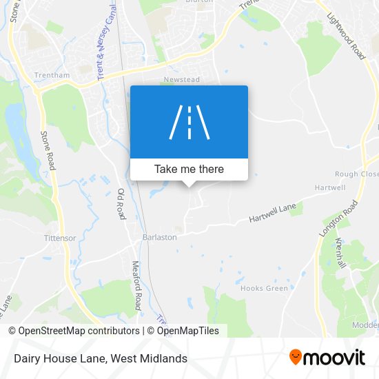 Dairy House Lane map