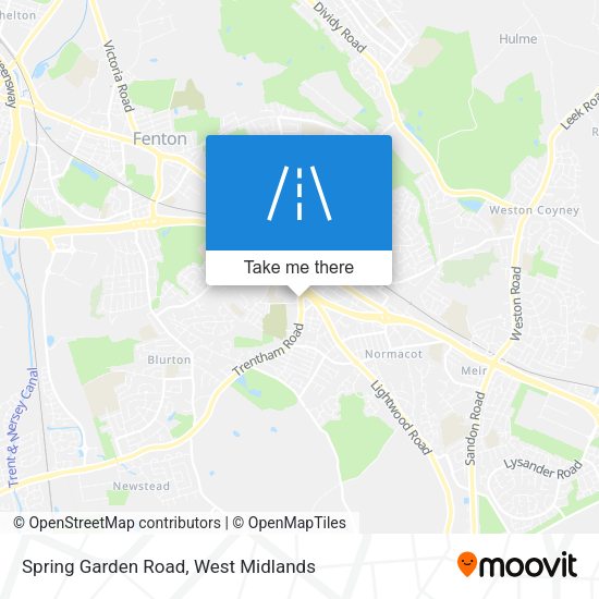 Spring Garden Road map