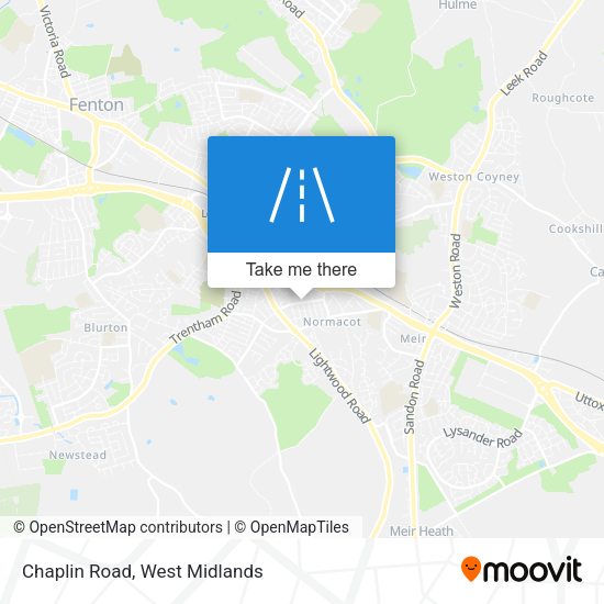 Chaplin Road map