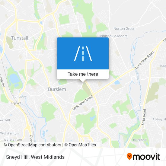 Sneyd Hill map