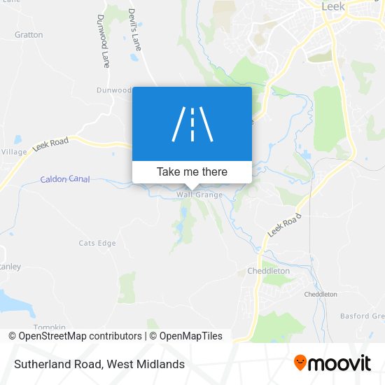 Sutherland Road map