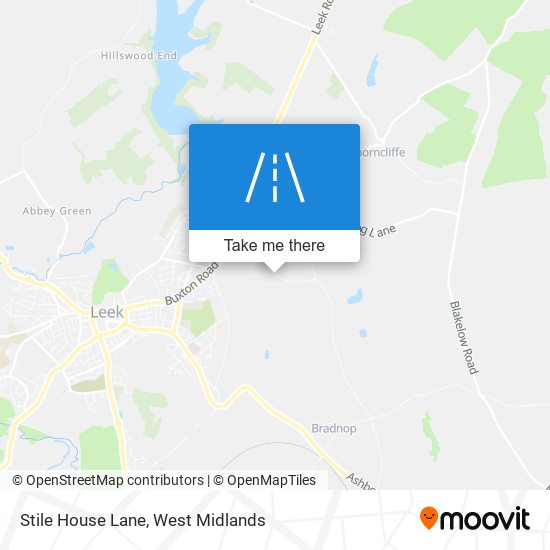 Stile House Lane map