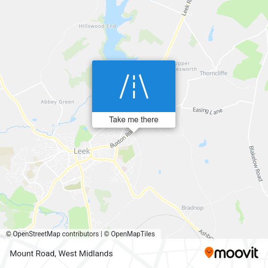 Mount Road map