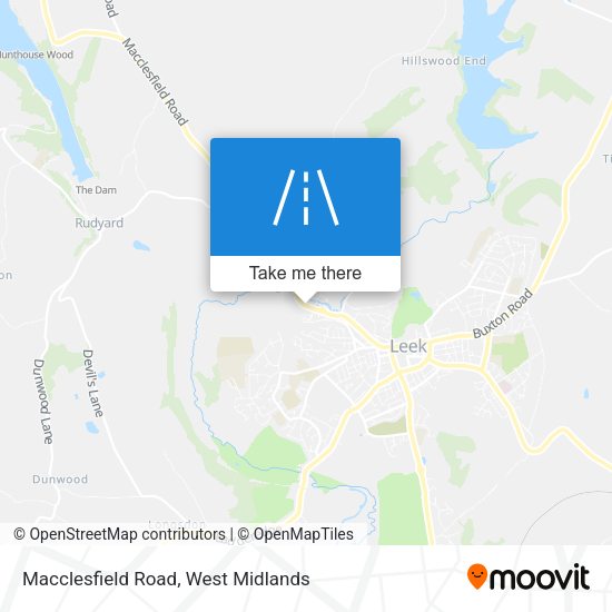 Macclesfield Road map